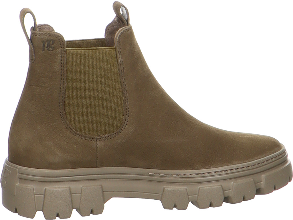 female Stiefeletten khaki 0072-5122-062/Chelsea-Stiefele 37 von Paul Green