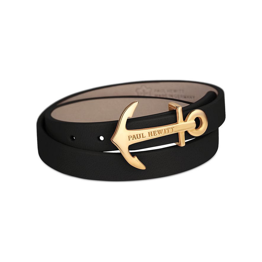 Paul Hewitt Armband PH-WB-G-2S Leder, Edelstahl von Paul Hewitt