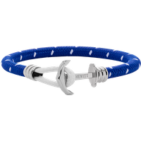 PAUL HEWITT Ankerarmband Phrep Lite Silber Nylon Hellblau Weiß für Männer von Paul Hewitt