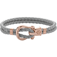 PAUL HEWITT Armband Phinity Roségold Leder Grau für Frauen von Paul Hewitt