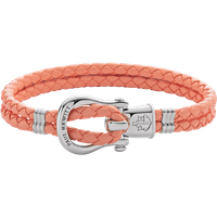 PAUL HEWITT Armband Phinity Silber Leder Apricot für Frauen von Paul Hewitt