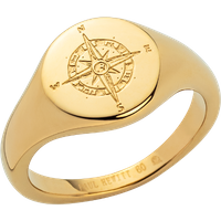 PAUL HEWITT Men's Signet Ring Windrose Gold für Männer von Paul Hewitt