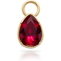 PAUL HEWITT Red Stone Charm Gold für Damen von Paul Hewitt