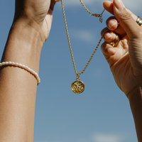 PAUL HEWITT Rope Chain Halskette und Zodiac Charms Gold für Damen von Paul Hewitt