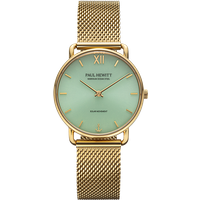 PAUL HEWITT Sailor 33 mm Colour Uhr Gold Grün für Frauen von Paul Hewitt