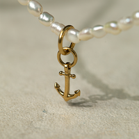 PAUL HEWITT Set Anchor Charm und Halskette Gold für Damen von Paul Hewitt