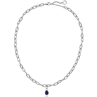 PAUL HEWITT Set Blue Stone Charm und Halskette Silber für Damen von Paul Hewitt
