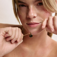 PAUL HEWITT Set Engravable Round Pendant und Halskette Gold für Frauen von Paul Hewitt