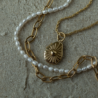 PAUL HEWITT Set Ocean Amulet Charm und Halskette Gold für Damen von Paul Hewitt