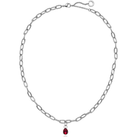 PAUL HEWITT Set Red Stone Charm und Halskette Silber für Damen von Paul Hewitt
