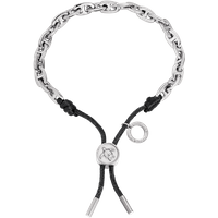 PAUL HEWITT Turtle Anchor Chain Armband Silber Schwarz für Frauen von Paul Hewitt