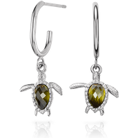 PAUL HEWITT Turtle Hoops Ohrring Silber für Damen von Paul Hewitt