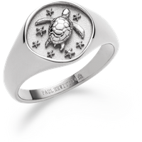 PAUL HEWITT Turtle Signet Ring Silber für Frauen von Paul Hewitt
