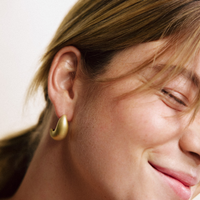 PAUL HEWITT Waves Motion Ohrring Gold für Frauen von Paul Hewitt