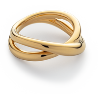 PAUL HEWITT Waves Twisted Ring Gold für Damen von Paul Hewitt