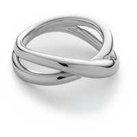 PAUL HEWITT Waves Twisted Ring Silber für Damen von Paul Hewitt