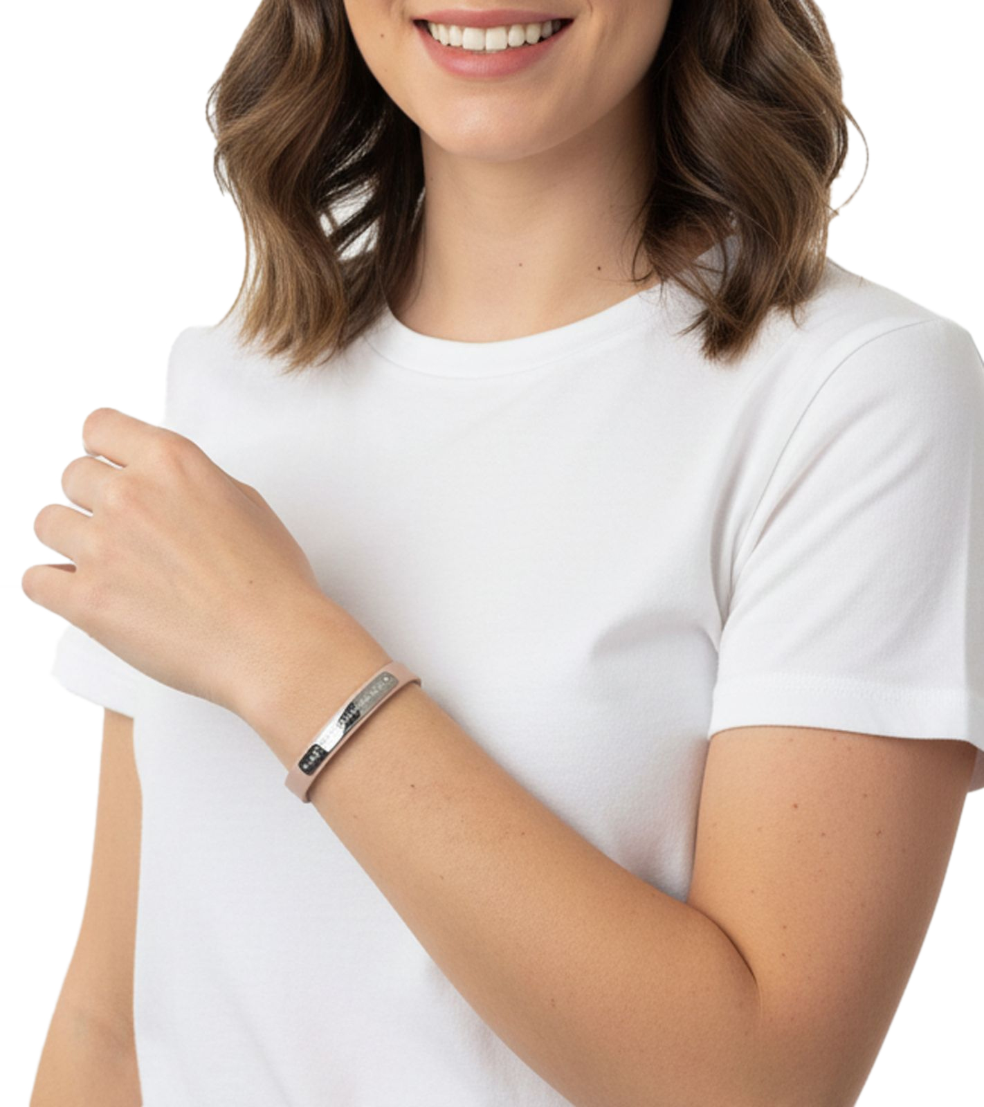 Paul Hewitt Damen Armband mit Signum Koordinaten Arm-Schmuck Leder-Armband PH-FSC-S-N Beige von Paul Hewitt