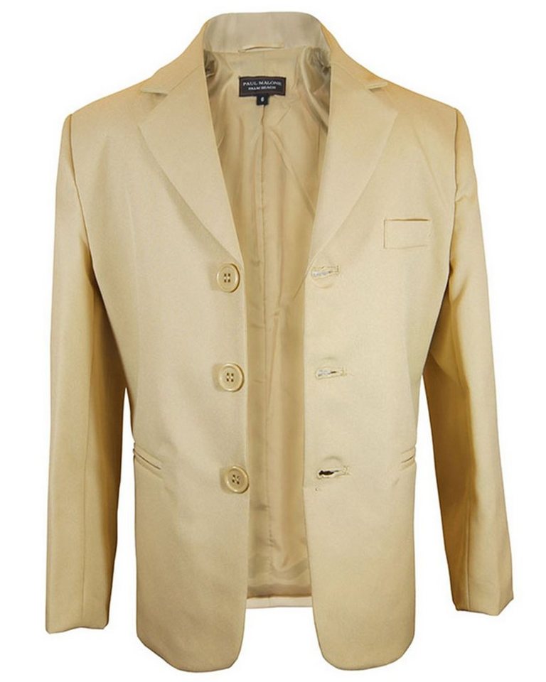 Paul Malone Anzugsakko Elegantes Kindersakko Anzugjacke Jackett für Jungen creme KA40, Gr. 110 von Paul Malone