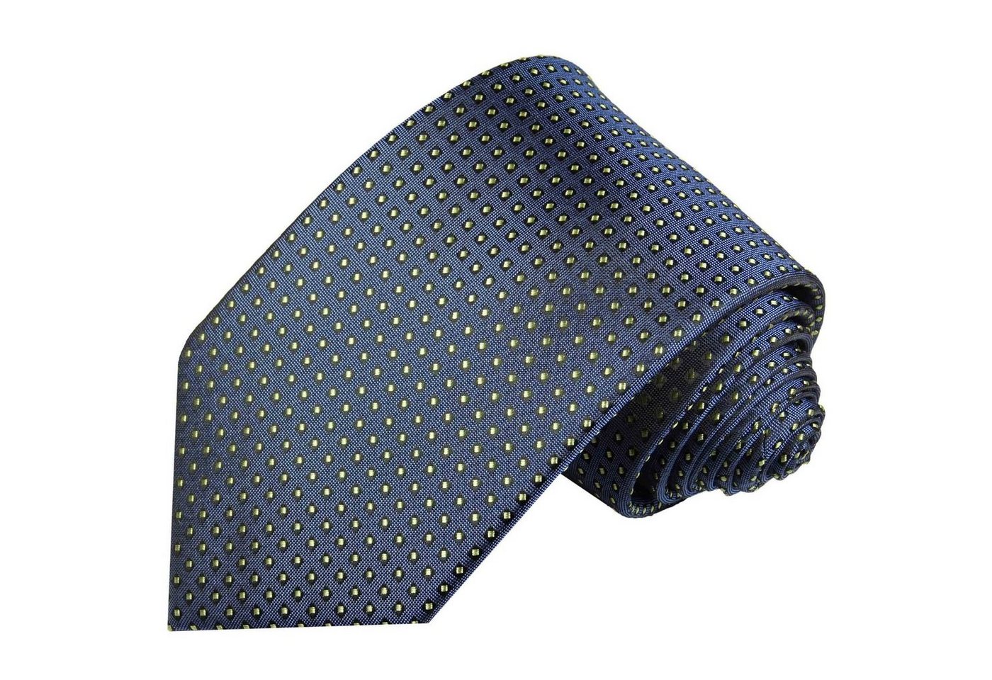 Paul Malone Krawatte Designer Seidenkrawatte Herren Schlips modern gepunktet 100% Seide Schmal (6cm), blau 2041 von Paul Malone