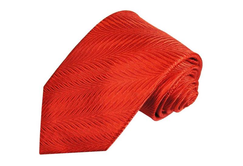 Paul Malone Krawatte Designer Seidenkrawatte Herren Schlips modern gestreift 100% Seide Breit (8cm), rot 2009 von Paul Malone