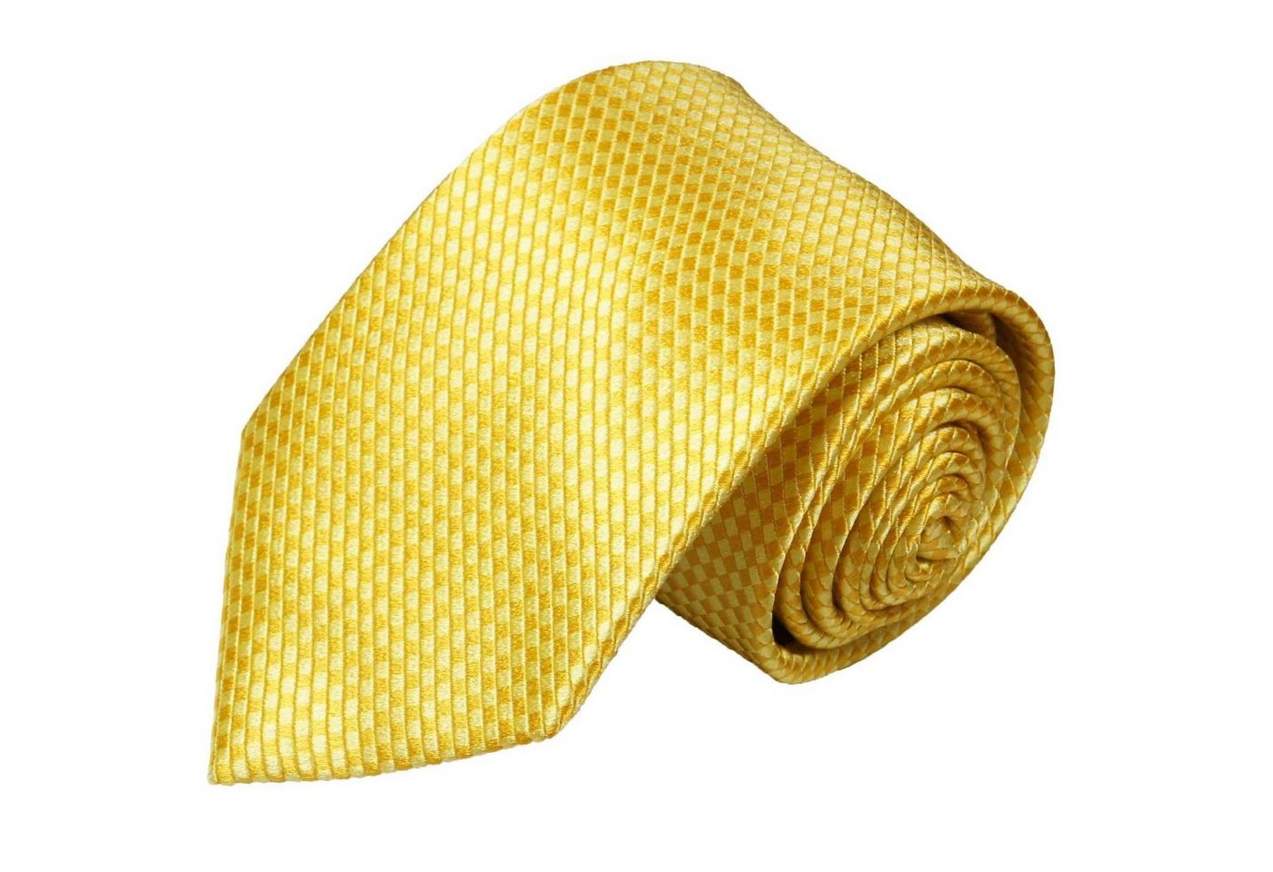 Paul Malone Krawatte Designer Seidenkrawatte Herren Schlips modern uni einfarbig 100% Seide Schmal (6cm), gelb 506 von Paul Malone