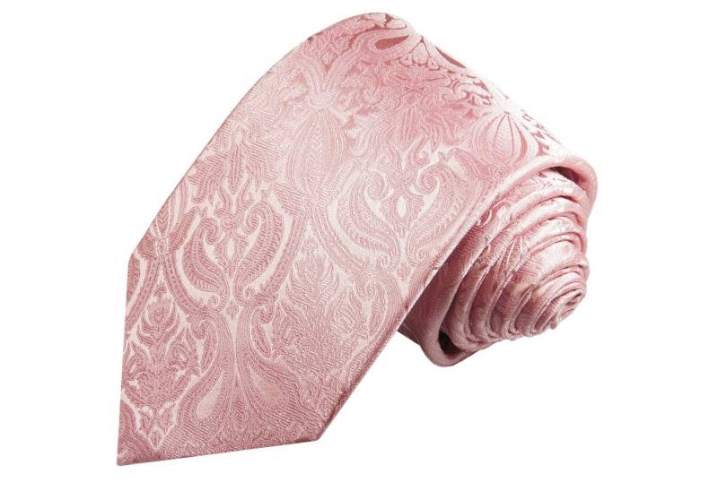 Paul Malone Krawatte Herren Hochzeitskrawatte barock - Mikrofaser - Bräutigam Breit (8cm), altrosa V366 von Paul Malone