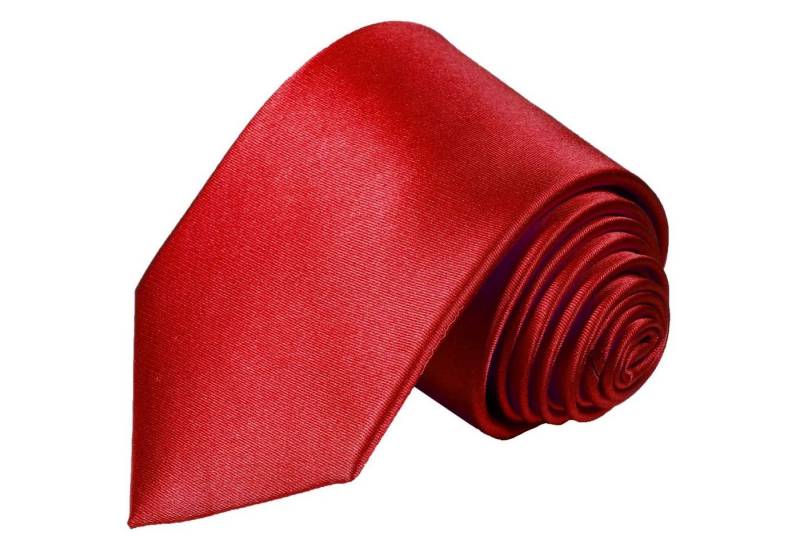 Paul Malone Krawatte Herren Seidenkrawatte Schlips modern uni satin 100% Seide Breit (8cm), weinrot 982 von Paul Malone