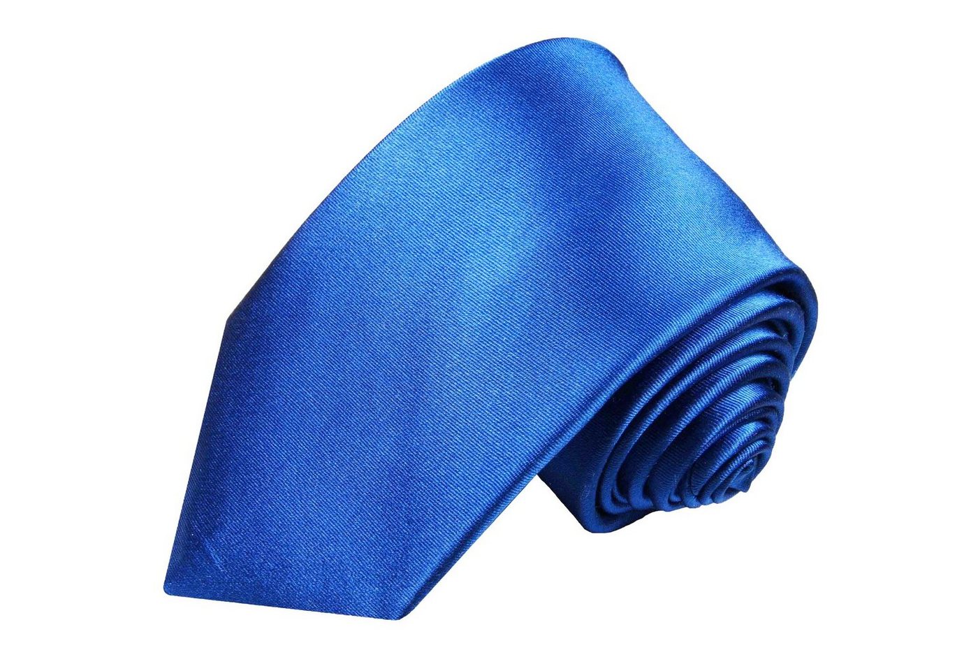 Paul Malone Krawatte für Herren Uni Krawatte royal blau von Paul Malone
