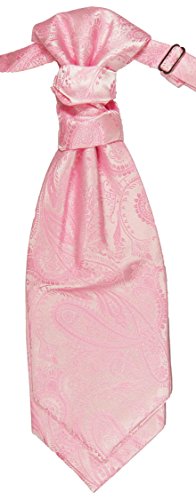 Paul Malone Plastron rosa paisley Hochzeitskrawatte Hochzeitsmode - Herren Hochzeit Krawatte von Paul Malone