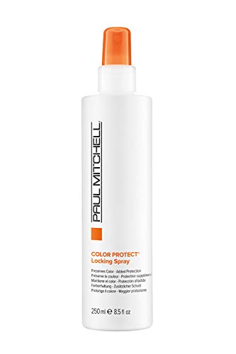 Paul Mitchell Color Protect Locking Spray - farbverlängernde Sprüh-Kur für coloriertes Haar, feuchtigkeitsspendendes Pflege-Spray, 250 ml von Paul Mitchell