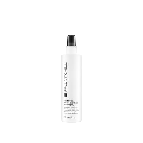 Paul Mitchell Freeze and Shine Super Spray - professionelles Haar-Spray für maximalen Halt, Finishing-Spray fixiert jedes Styling, 250 ml (1er Pack) von Paul Mitchell