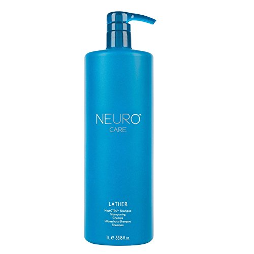 Paul Mitchell Neuro Lather HeatCTRL Shampoo - Hitzeschutz-Shampoo mit HeatCTRL Technologie, Thermo-Care Shampoo für Hitze-geschädigtes Haar, 1000 ml von Neuro