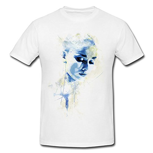 Audrey Hepburn IV Premium Motiv aus Paul Sinus Aquarell - Damen Shirt Weiss von Paul Sinus Art