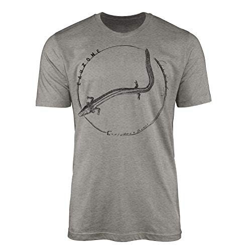 Darwin Evolution-Serie Grottenolm T-Shirt für Herren in Bester Qualität. von Paul Sinus Art