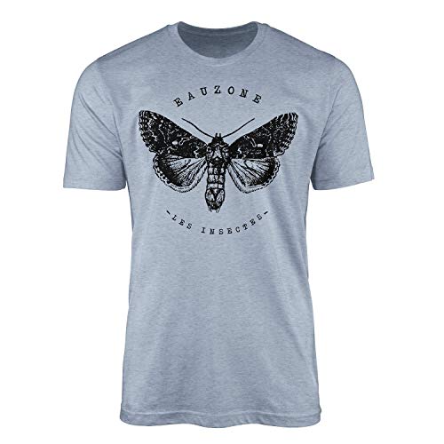 Hexapoda Herren T-Shirt Looper Moth EAU Zone Premium Clothing von Paul Sinus Art