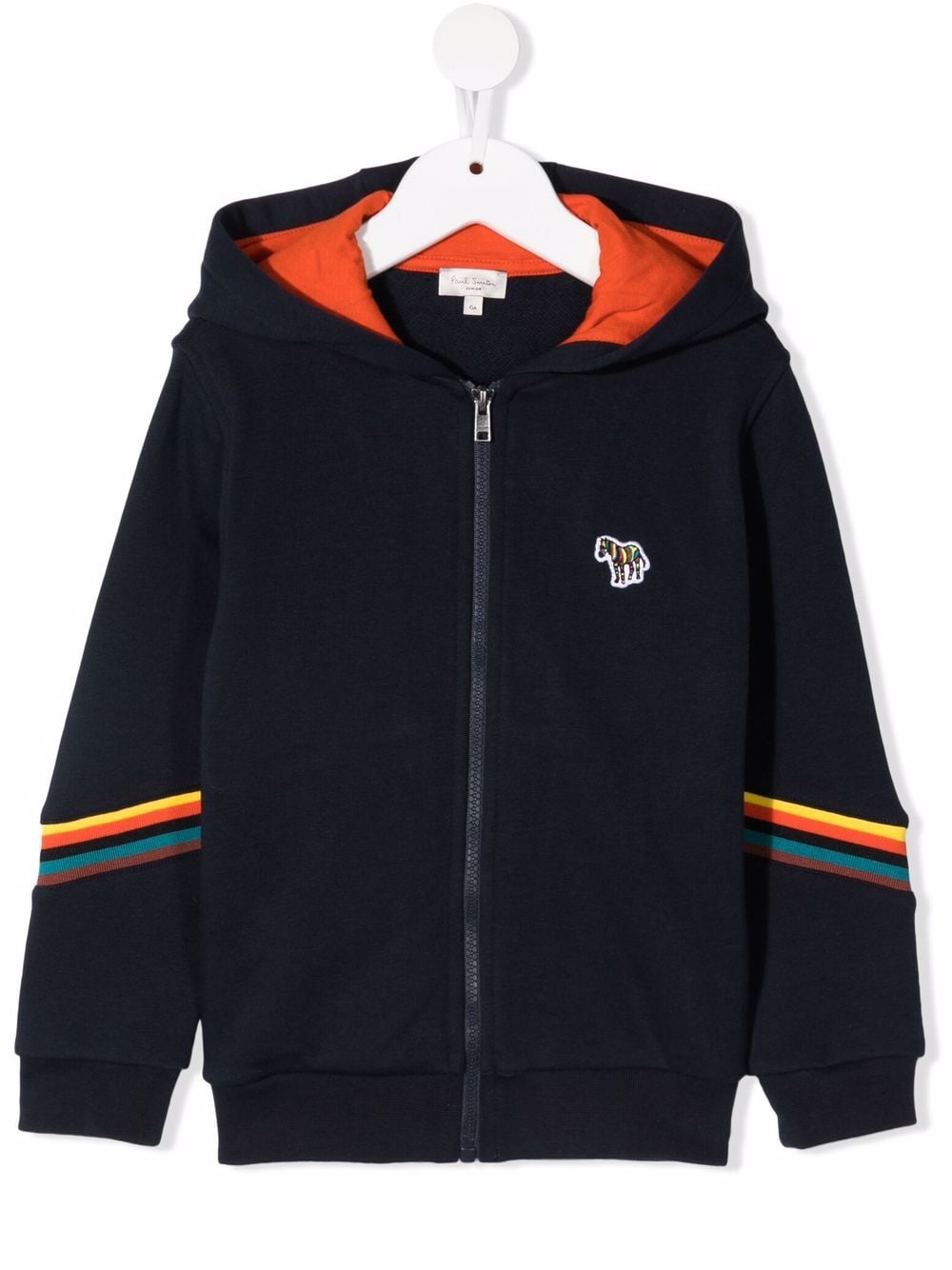 Paul Smith Junior Kapuzenjacke mit Logo - Blau von Paul Smith Junior