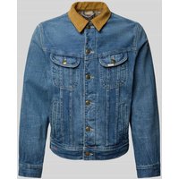 PAUL SMITH Jeansjacke mit Leistentaschen Modell 'STORM RIDER' in Jeansblau, Größe S PAUL SMITH Jeansjacke mit Leistentaschen Modell 'STORM RIDER' in Jeansblau, Größe S von Paul Smith