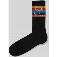 PAUL SMITH Socken mit Label-Detail Modell 'GUERNSEY SPORT' in Black, Größe 1 von Paul Smith