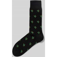 PAUL SMITH Socken mit Motiv-Stitching Modell 'FROG AND DUCK' in Black, Größe 1 von Paul Smith
