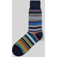 PAUL SMITH Socken mit Strukturmuster Modell 'HAWKINS' in Marine, Größe 40-46 von Paul Smith