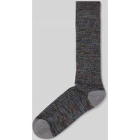 PAUL SMITH Socken mit Strukturmuster Modell 'HECTOR' in Mittelgrau, Größe 40-46 von Paul Smith