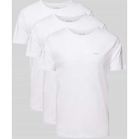 PAUL SMITH T-Shirt aus Viskose mit Label-Print im 3er-Pack in Weiss, Größe XXL von Paul Smith