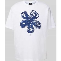 PAUL SMITH T-Shirt mit Motiv-Print in Offwhite, Größe L von Paul Smith