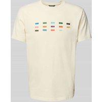 PAUL SMITH T-Shirt mit Motiv-Print in Offwhite, Größe XXL von Paul Smith