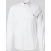 PAUL SMITH Tailored Fit Freizeithemd mit Kentkragen in Weiss, Größe M von Paul Smith