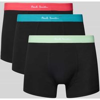 PAUL SMITH Trunks mit elastischem Bund im 3er-Pack in Black, Größe XXL von Paul Smith