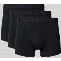 PAUL SMITH Trunks mit elastischem Label-Bund im 3er-Pack in Black, Größe M von Paul Smith