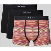 PAUL SMITH Trunks mit elastischem Label-Bund im 3er-Pack in Black, Größe XXL von Paul Smith