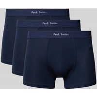 PAUL SMITH Trunks mit elastischem Label-Bund im 3er-Pack in Marine, Größe M von Paul Smith