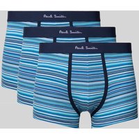 PAUL SMITH Trunks mit elastischem Label-Bund im 3er-Pack in Marine, Größe XXL von Paul Smith